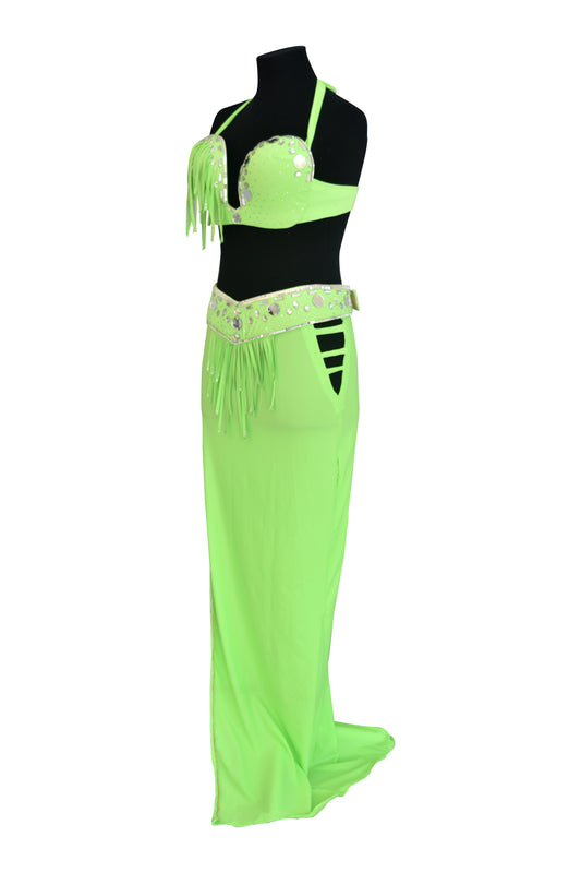 Neón - Belly dance costume Verde