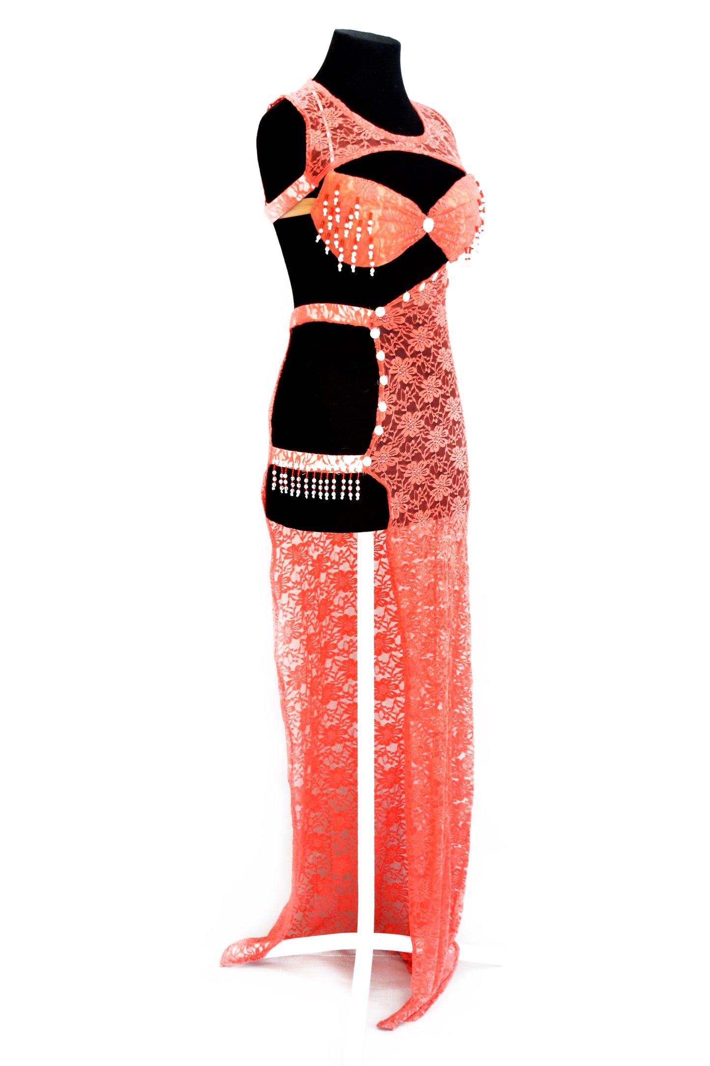 Peach - Belly dance dress