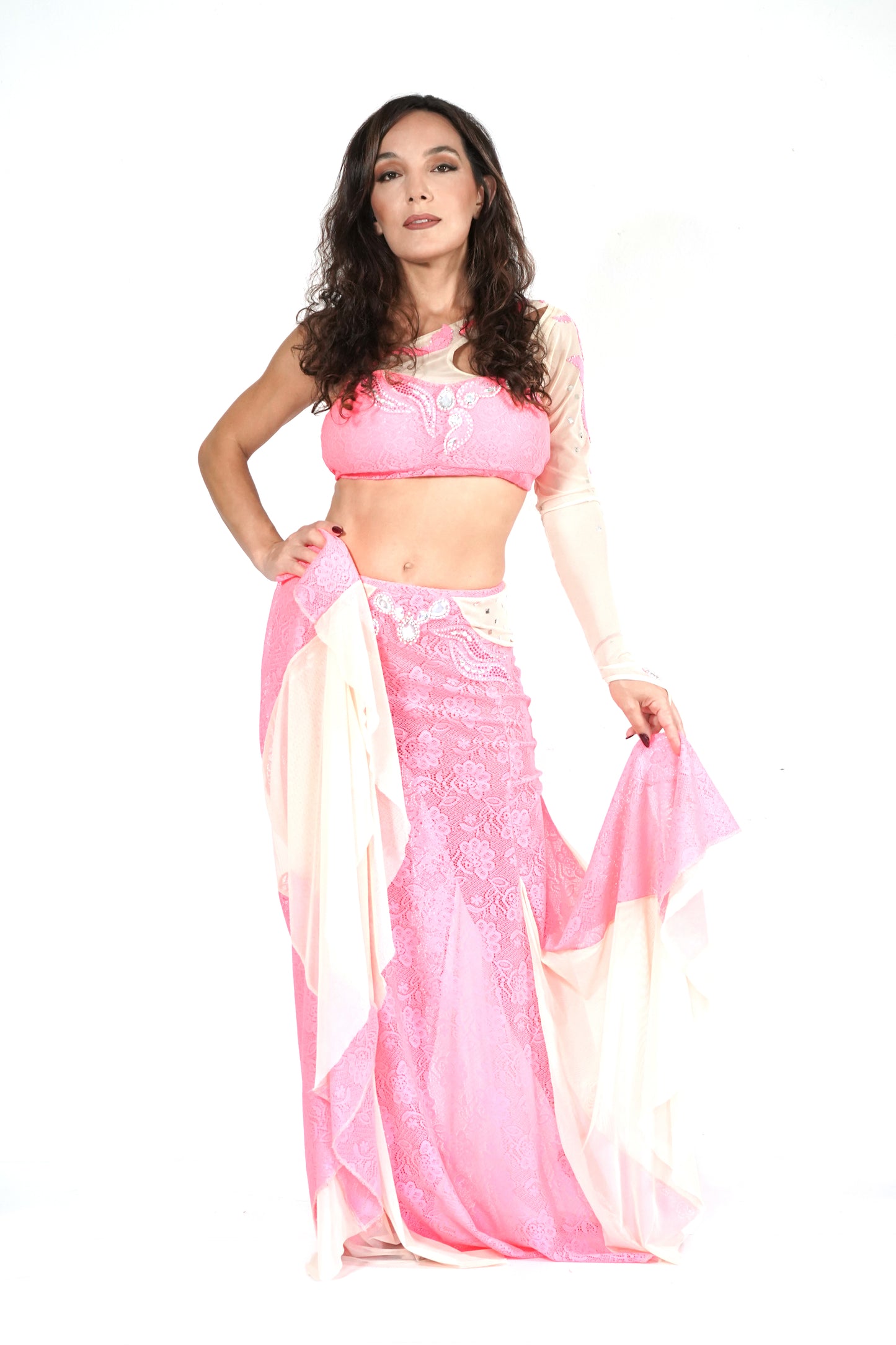 Amor en rosa - Belly dance costume fuxia