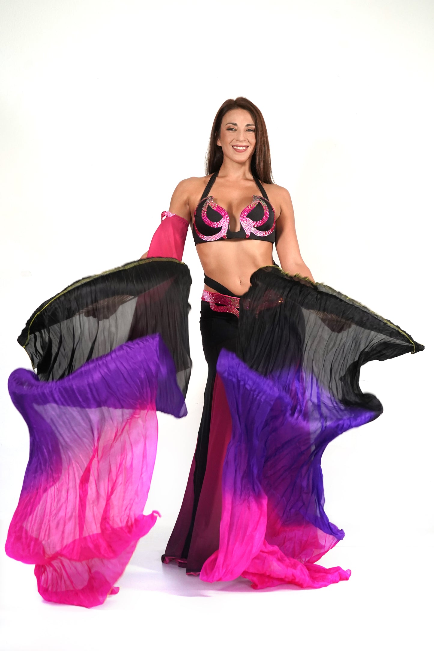 Fan veils violeta