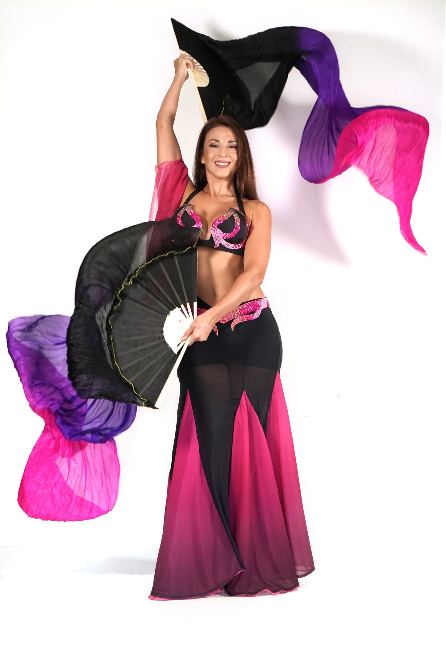 Fan veils violeta