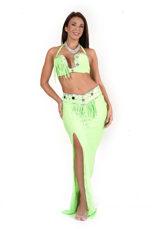 Neón - Belly dance costume Verde