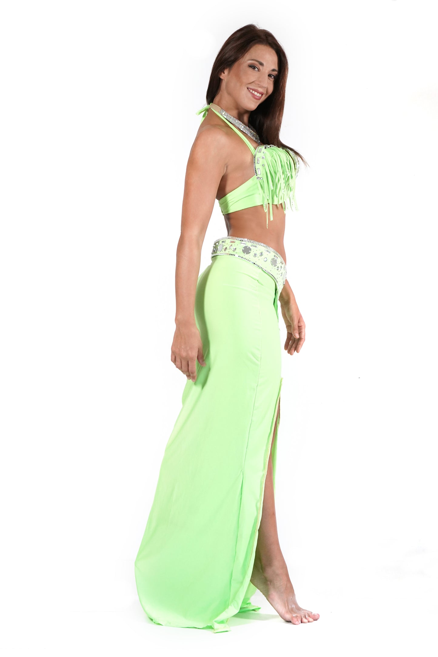 Neón - Belly dance costume Verde